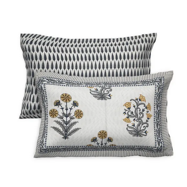 380_TC_King_Size_100%_Cotton_Bedsheet_With_Two_Pillow_Covers_/_handblock_print_bedsheet_-_275_X_275_cm_(King_size)
