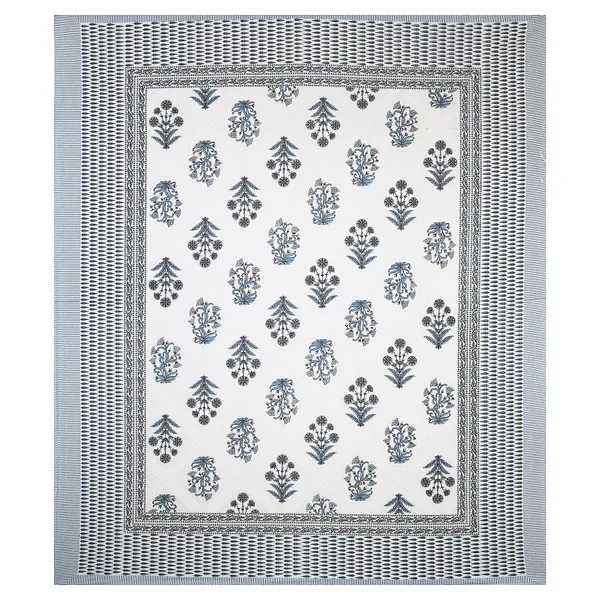 380_TC_King_Size_100%_Cotton_Bedsheet_With_Two_Pillow_Covers_/_handblock_print_bedsheet_-_275_X_275_cm_(King_size)