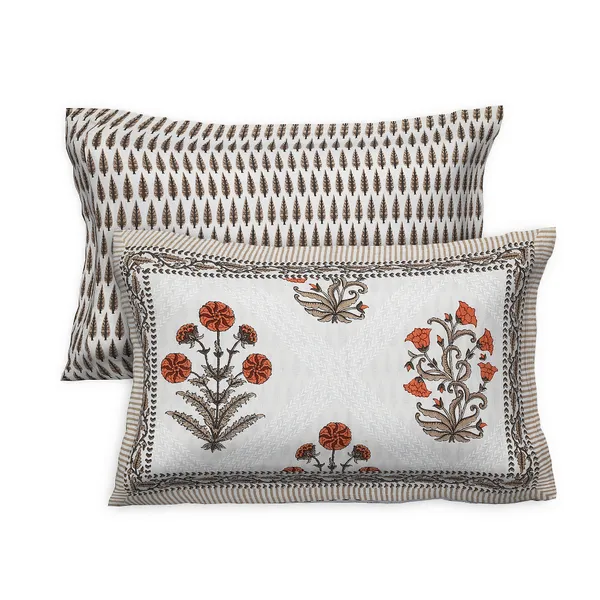 380_TC_King_Size_100%_Cotton_Bedsheet_With_Two_Pillow_Covers_/_handblock_print_bedsheet_-_275_X_275_cm_(King_size)
