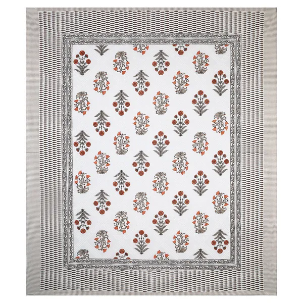 380_TC_King_Size_100%_Cotton_Bedsheet_With_Two_Pillow_Covers_/_handblock_print_bedsheet_-_275_X_275_cm_(King_size)