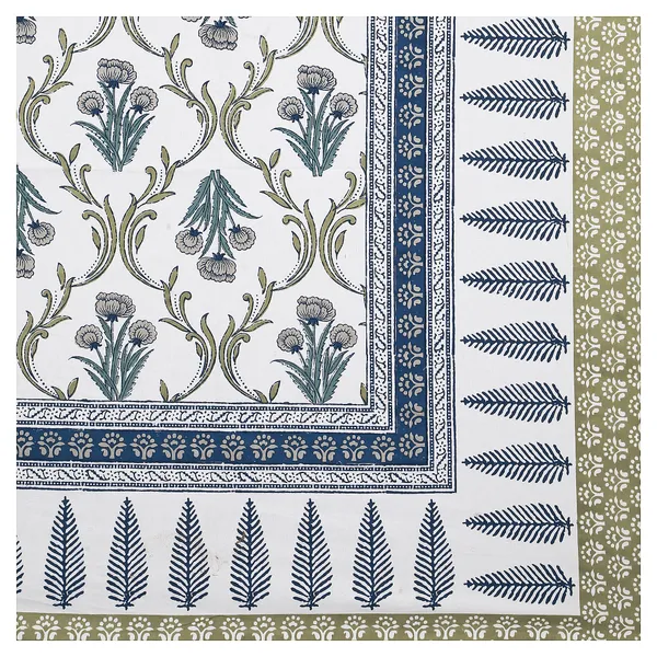 380_TC_King_Size_100%_Cotton_Bedsheet_With_Two_Pillow_Covers_/_handblock_print_bedsheet_-_275_X_275_cm_(King_size)