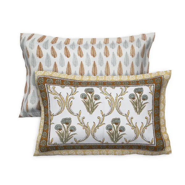 380_TC_King_Size_100%_Cotton_Bedsheet_With_Two_Pillow_Covers_/_handblock_print_bedsheet_-_275_X_275_cm_(King_size)