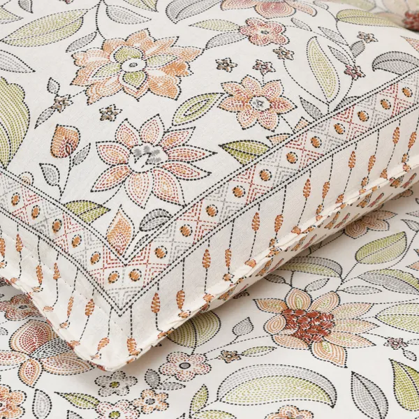 320_TC_katha_patchwork_design_King_Size_Premium_Cotton_Bedsheet_With_Two_Pillow_Covers_-_275_X_275_cm_(King_size)