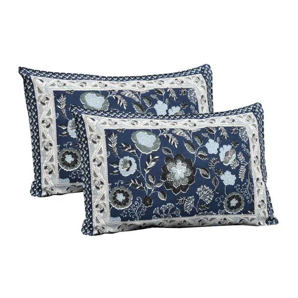 320_TC_katha_patchwork_design_King_Size_Premium_Cotton_Bedsheet_With_Two_Pillow_Covers_-_275_X_275_cm_(King_size)