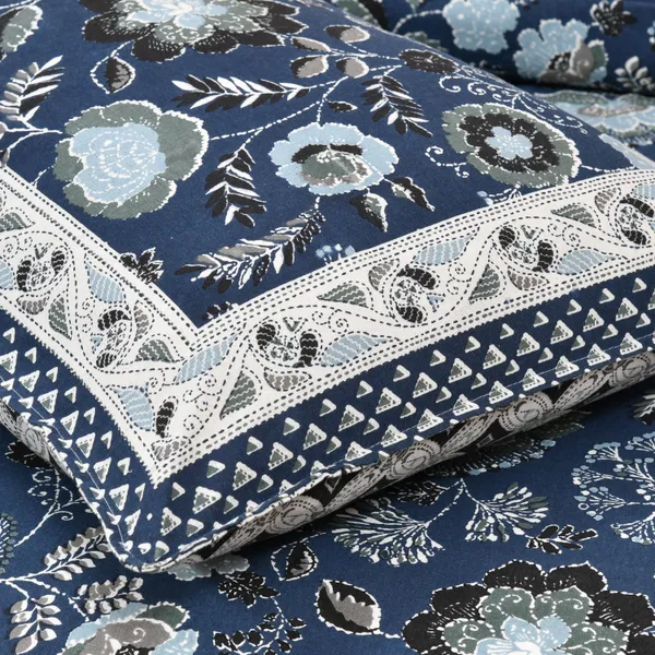 320_TC_katha_patchwork_design_King_Size_Premium_Cotton_Bedsheet_With_Two_Pillow_Covers_-_275_X_275_cm_(King_size)