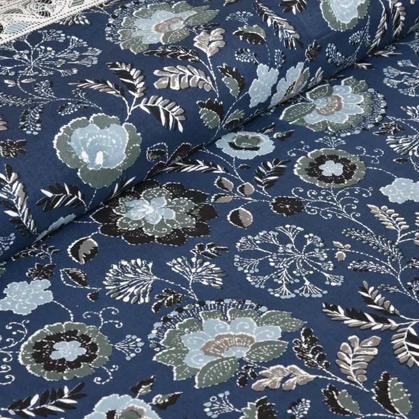 320_TC_katha_patchwork_design_King_Size_Premium_Cotton_Bedsheet_With_Two_Pillow_Covers_-_275_X_275_cm_(King_size)