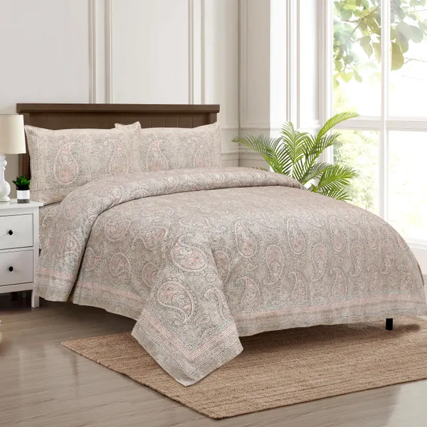 320_TC_katha_patchwork_design_King_Size_Premium_Cotton_Bedsheet_With_Two_Pillow_Covers_-_275_X_275_cm_(King_size)