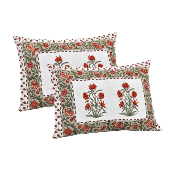 380_TC_jaipuri_print_100%_Cotton_Bedsheet_With_Two_Pillow_Covers_/_handblock_print_bedsheet_-_275_X_275_cm_(King_size)