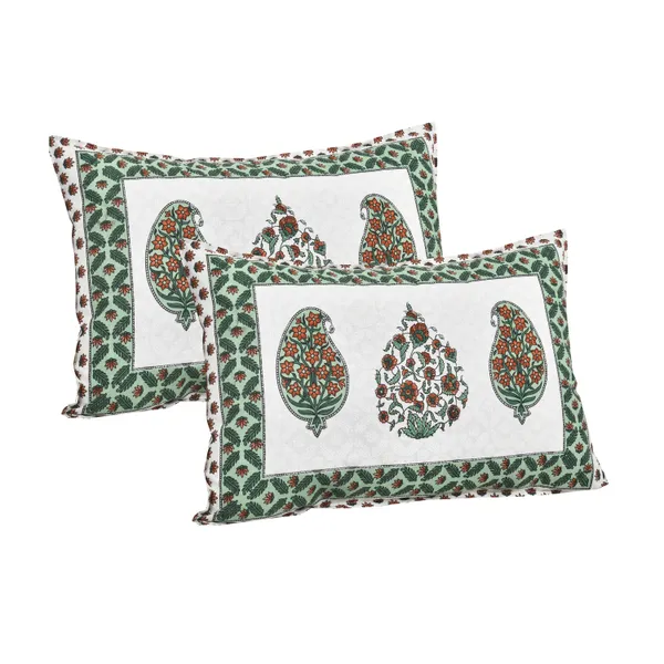 380_TC_jaipuri_print_100%_Cotton_Bedsheet_With_Two_Pillow_Covers_/_handblock_print_bedsheet_-_275_X_275_cm_(King_size)