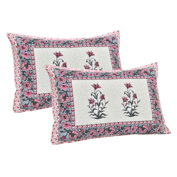 380_TC_jaipuri_print_100%_Cotton_Bedsheet_With_Two_Pillow_Covers_/_handblock_print_bedsheet_-_275_X_275_cm_(King_size)