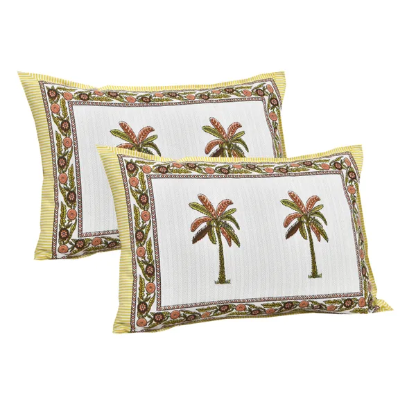 380_TC_jaipuri_print_100%_Cotton_Bedsheet_With_Two_Pillow_Covers_/_handblock_print_bedsheet_-_275_X_275_cm_(King_size)
