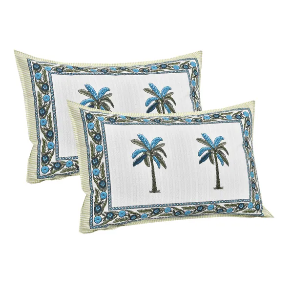 380_TC_jaipuri_print_100%_Cotton_Bedsheet_With_Two_Pillow_Covers_/_handblock_print_bedsheet_-_275_X_275_cm_(King_size)