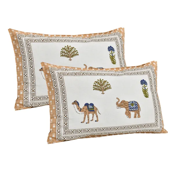 380_TC_jaipuri_print_100%_Cotton_Bedsheet_With_Two_Pillow_Covers_/_handblock_print_bedsheet_-_275_X_275_cm_(King_size)