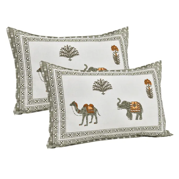 380_TC_jaipuri_print_100%_Cotton_Bedsheet_With_Two_Pillow_Covers_/_handblock_print_bedsheet_-_275_X_275_cm_(King_size)