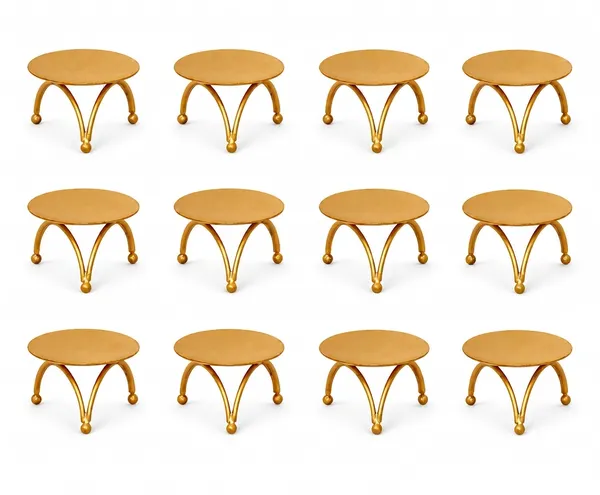Golden_Metal_Round_Tripod_Mini_Table_Set_Of_12