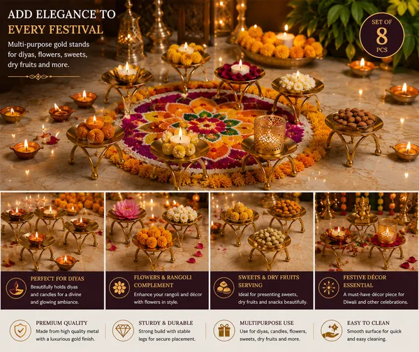 Golden_Metal_Round_Top_Curved_Leg_Decorative_Table