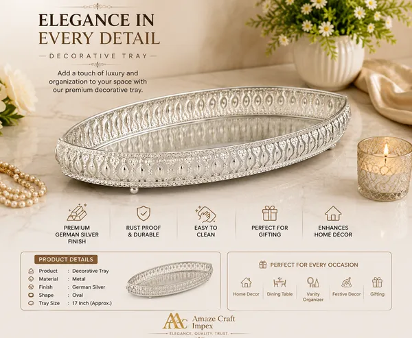 Silver_Metal_Oval_Mirrored_Decorative_Tray