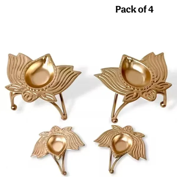 Brass_Lotus_Shaped_Oil_Diyas_Pack_Of_4