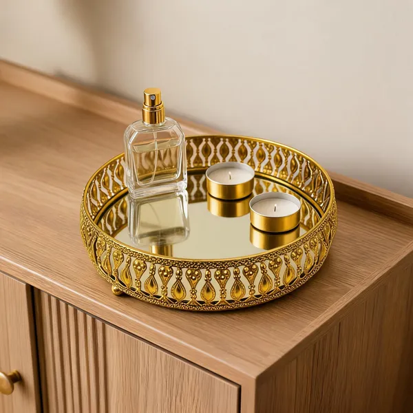 Golden_Metal_Filigree_Round_Decorative_Tray
