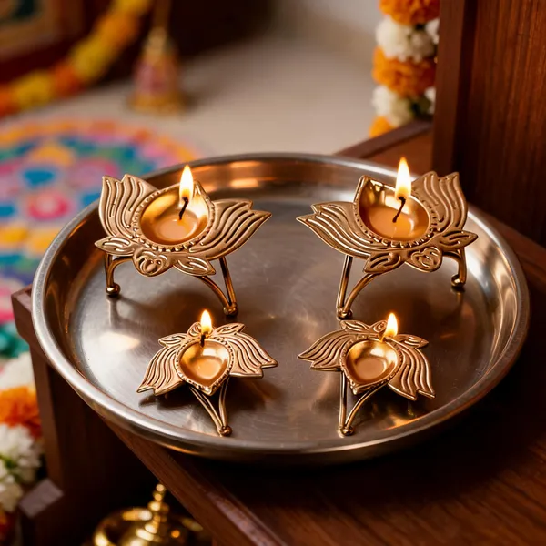 Brass_Lotus_Shaped_Oil_Diyas_Pack_Of_4