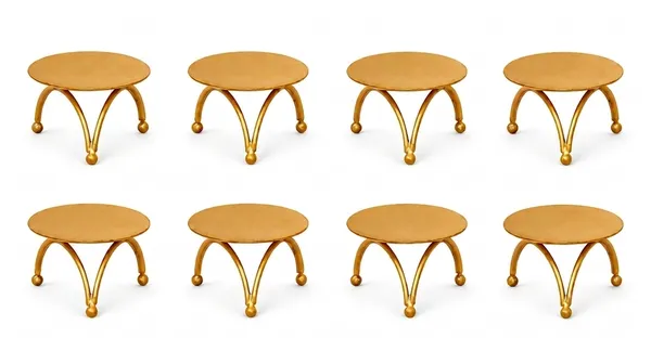 Golden_Metal_Round_Top_Curved_Leg_Decorative_Table