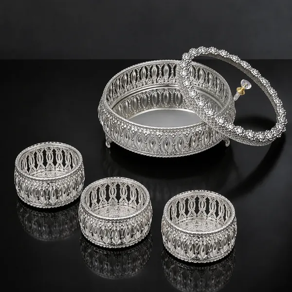 Silver_Metal_Round_Dry_Fruit_Box_With_Studded_Lid