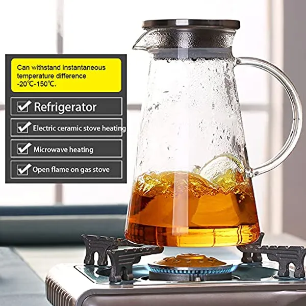 Glass_Pitcher_with_Stainless_Steel_air_Tight_lid_iced_Tea_Pitcher_Water_jug_hot_Cold_Water_ice_Tea_Wine_Coffee_Milk_and_Juice_Beverage_Carafe_-_(1800_ML)
