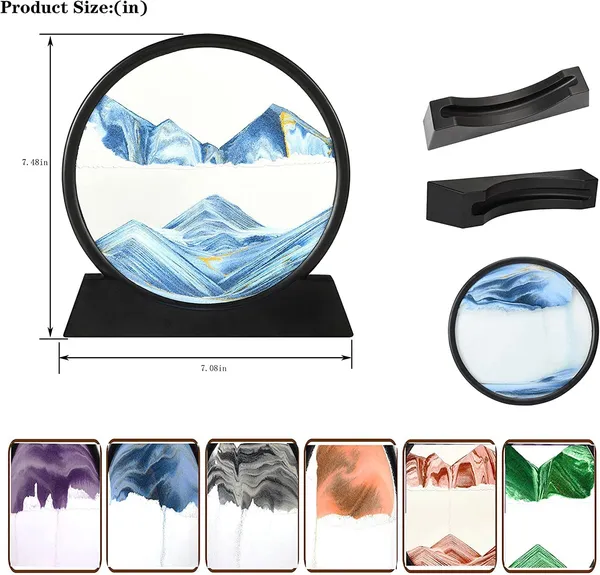 Moving_Sand_Art_Picture_Glass_Liquid_Painting_3D_Natural_Landscape_showpieces_for_Home_Decor_Antique_Gifts_for_Kids_Office_Desktop_Decoration_Desk_Table_Decorative_Items_(7,_Blue)