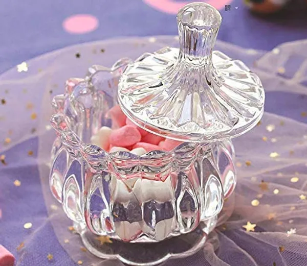 Glass_Candy_Dish_with_Lid,_Crystal_Candy_Jar,_Decorative_Candy_Bowl,_Cookie_Jar,_Jewelry_Dish,_Covered_Candy_Jar,_Small_Glass_Jars_for_Buffet,_Kitchen,_Home,_Office_Desk_(Set_of_1)_(Crystal)