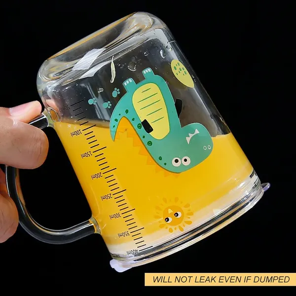 Cartoon_Printed_Design_Glass_Drinking_Mug_with_Handle_and_Clear_Lid_with_Scale_Straw_for_Coffee,Juice,Milk_and_Multiple_Usage_Sipper_400_ml_(Set_of_3)
