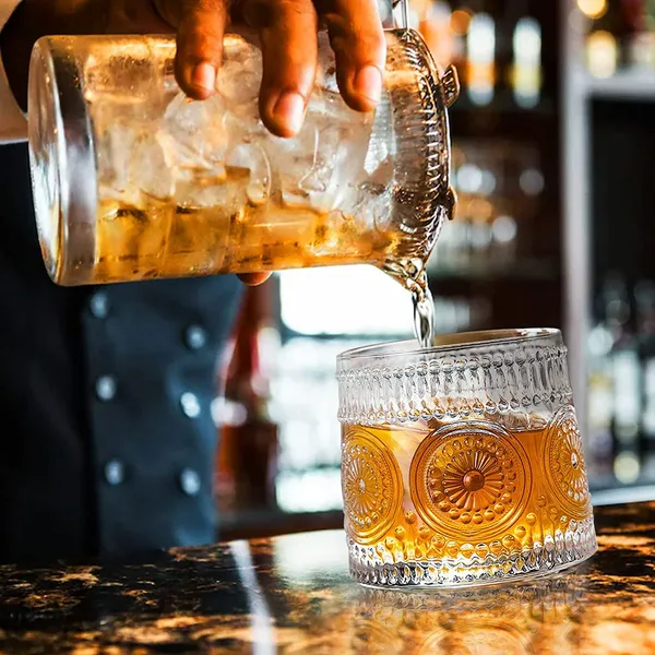 _Old_Fashioned_Dancing_Whiskey_Glass_Set_of_6_with_Rotatable_Bottom_-Spinning/_Swirling_Glasses-170_ml_Tumbler_Rocks_Bar_Glass_for_Drinking_Vodka,_Bourbon,_Scotch,_Tequila