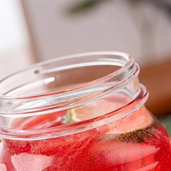 Sophisticated_Mason_Jar_Mugs_with_Handle_and_Straw_Old_Fashioned_Drinking_Glass,_Random_Colour_Lid,_450ml_(Set_of_2)