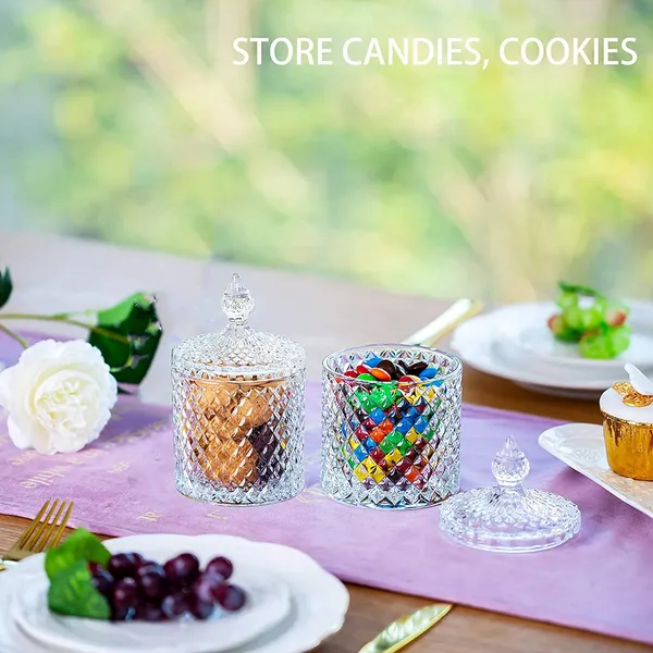 Glass_Candy_Dish_with_Lid,_Crystal_Candy_Jar,_Decorative_Candy_Bowl,_Cookie_Jar,_Jewelry_Dish,_Covered_Candy_Jar,_Small_Glass_Jars_for_Buffet,_Kitchen,_Home,_Office_Desk_(Set_of_1)_(Diamond)