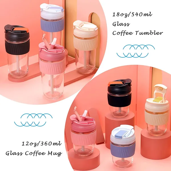 Reusable_Glass_Coffee_&_Juice_Mug_Shaker_with_Lid_&_Straw_Pack_of_1,_Thick_Borosilicate_Glass_Tumbler_500ml,_Leak-Proof_Travel_Cup_Sipper_Bottle_for_Hot_&_Cold_Drinks_(Multicolor)