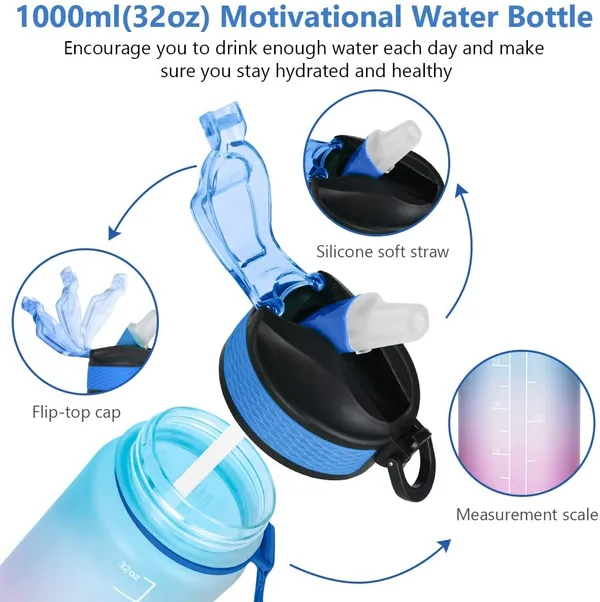 Unbreakable_Water_Bottle_1_Litre_with_Straw_&_Motivational_Time_Marker,_BPA-Free_Portable_Gym_Bottle,_Leakproof_Reusable_for_Your_Sports_Activity,_Hiking,_Camping_(Multicolor,_Plastic)