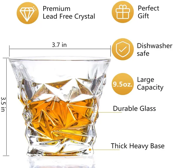 Old_Fashioned_Whiskey_Glass_Set_of_6,_Premium_Crystal_Diamond_Design_Glasses_for_Scotch,Bourbon,Vodka,_Juice,_and_Cocktails_(300ml)