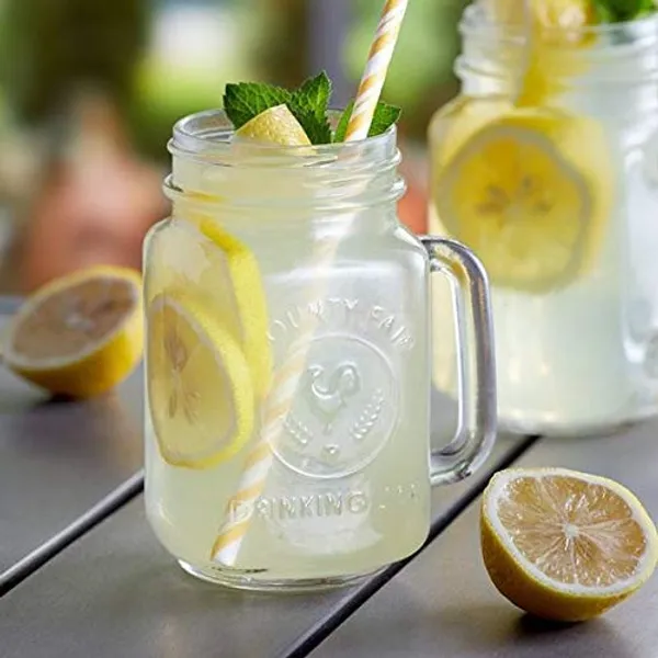 Sophisticated_Mason_Jar_Mugs_with_Handle_and_Straw_Old_Fashioned_Drinking_Glass,_Random_Colour_Lid,_450ml_(Set_of_1)
