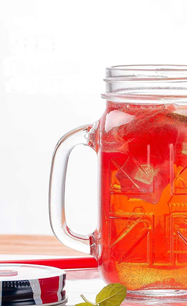 Sophisticated_Mason_Jar_Mugs_with_Handle_and_Straw_Old_Fashioned_Drinking_Glass,_Random_Colour_Lid,_450ml_(Set_of_1)