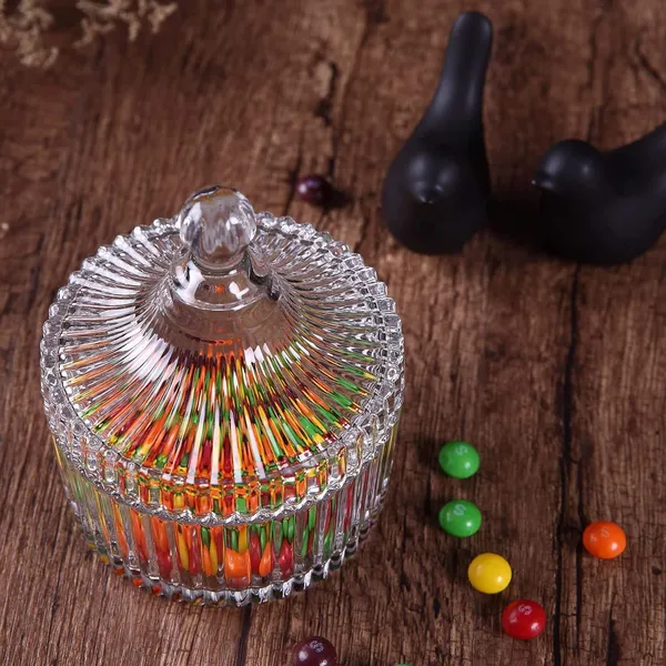 Glass_Candy_Dish_with_Lid,_Crystal_Candy_Jar,_Decorative_Candy_Bowl,_Cookie_Jar,_Jewelry_Dish,_Covered_Candy_Jar,_Small_Glass_Jars_for_Buffet,_Kitchen,_Home,_Office_Desk_(Set_of_1)_(Stripe)