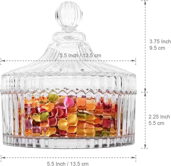 Glass_Candy_Dish_with_Lid,_Crystal_Candy_Jar,_Decorative_Candy_Bowl,_Cookie_Jar,_Jewelry_Dish,_Covered_Candy_Jar,_Small_Glass_Jars_for_Buffet,_Kitchen,_Home,_Office_Desk_(Set_of_1)_(Stripe)