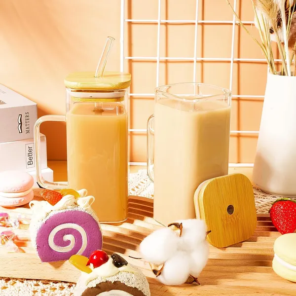 Glass_Cups_with_Lids_and_Straws,_1_Pack_350_ml_Drinking_Glasses_Bamboo_Lids_and_Glass_Straws,_Glass_Mug_with_Colored_Handle_for_Soda,_Iced_Coffee,_Milk,_Bubble_Tea,_Water,_Juice