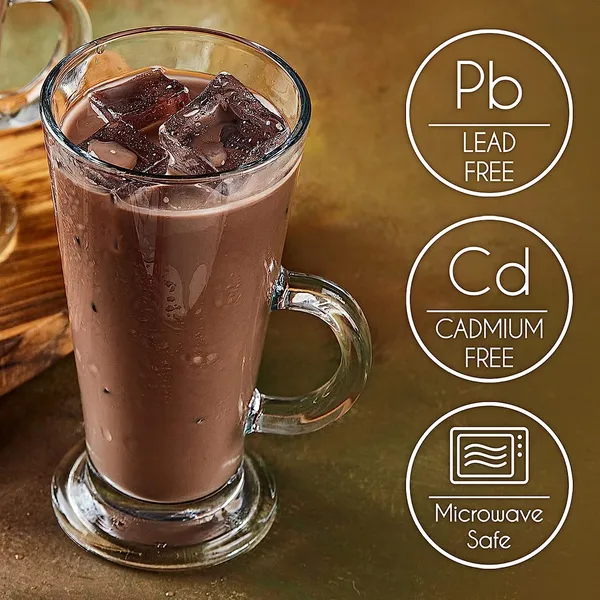 _Irish_Coffee_Mugs_with_Handle,_Large_Size_Plain_Glasses_Set_of_2,_Tall_Funnel_Clear_Glasses_for_Iced_Coffee,_Latte,_Cappuccino,_Hot_Chocolate_(270ml)