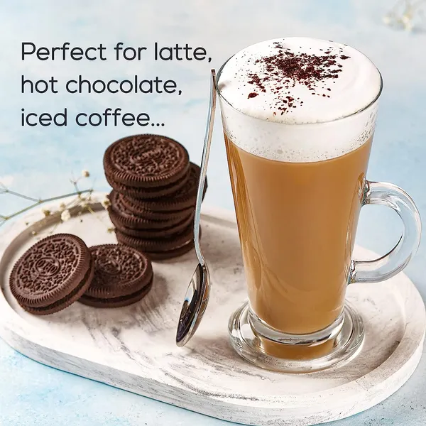 _Irish_Coffee_Mugs_with_Handle,_Large_Size_Plain_Glasses_Set_of_2,_Tall_Funnel_Clear_Glasses_for_Iced_Coffee,_Latte,_Cappuccino,_Hot_Chocolate_(270ml)