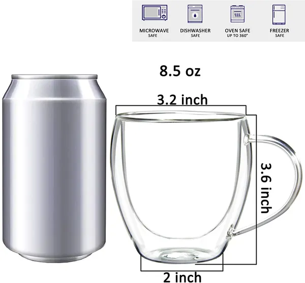 _Double_Wall_Insulated_Glass_Coffee_Mugs_with_Handle_Set_of_1_(250ml)_Everyday_Drinking_Tea_Cups_Perfect_for_Latte,_Espresso,_Cappuccinos,_Tea_Bag,_Hot_&_Cold_Beverage