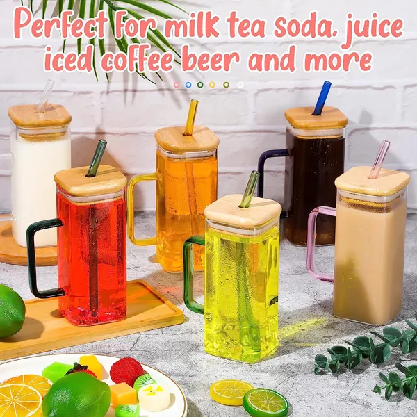 Glass_Cups_with_Lids_and_Straws,_1_Pack_350_ml_Drinking_Glasses_Bamboo_Lids_and_Glass_Straws,_Glass_Mug_with_Colored_Handle_for_Soda,_Iced_Coffee,_Milk,_Bubble_Tea,_Water,_Juice