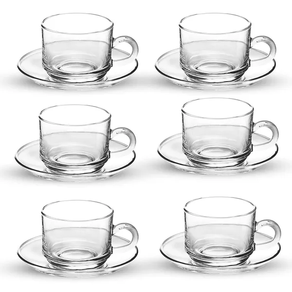 Crystal_Clear_Roma_Glass_Green_Tea_and_Coffee_Cup_with_Saucer,_180_ml_-_Cups-6_&_Saucers-6_Pack_of_-12