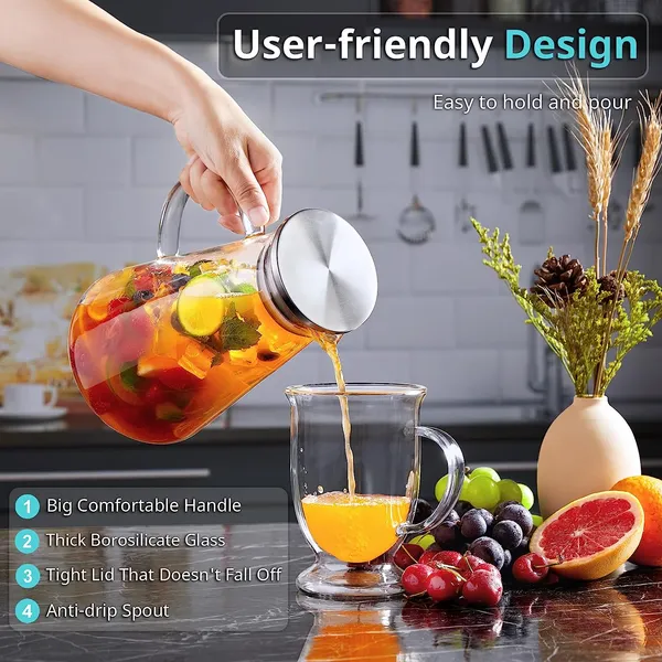 _Glass_Pitcher_with_lid_iced_Tea_Pitcher_Water_jug_hot_Cold_Water_ice_Tea,_Wine_Coffee_Milk_and_Juice_Beverage_Carafes_1800_ml