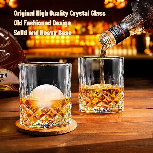 Old_Fashioned_Whiskey_Glass_Set_of_6,_Premium_Crystal_Design_Glasses_for_Scotch,Bourbon,Vodka,_Juice,_and_Cocktails_(250ml)