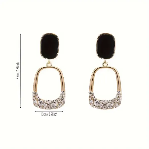 Korean_Women’s_CZ_Geometric_Square_Dangle_Drop_Earrings,Fashion_Jewelry_Gifts