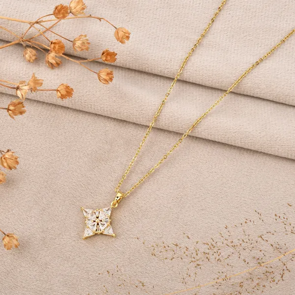 Anti-Tarnish_GlowDrape_Gold_Plated_Zircon_Necklace